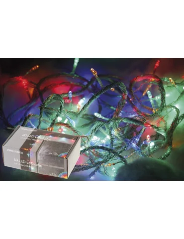 Valoketju 80-ledin monivärinen