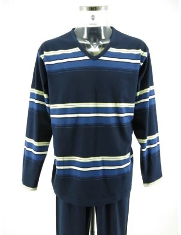 Miesten pyjama siniraita