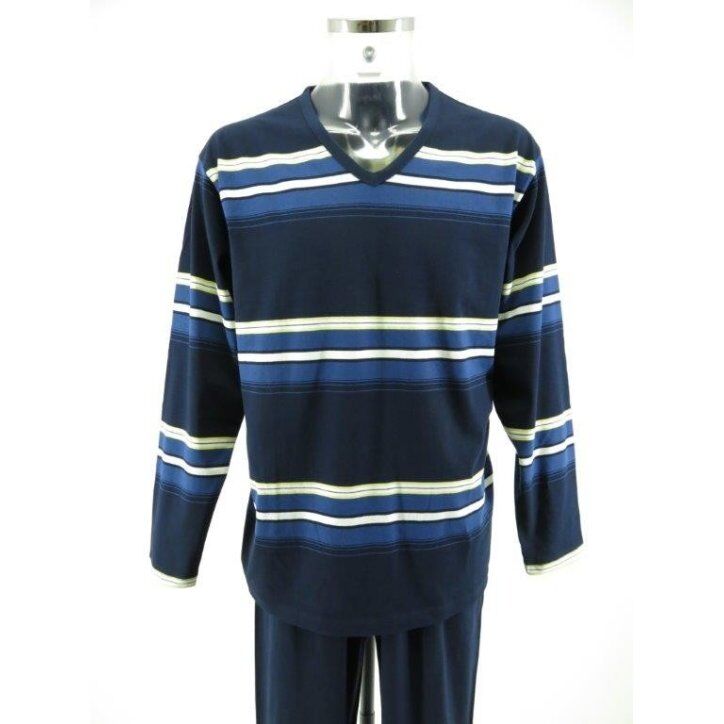 Miesten pyjama siniraita