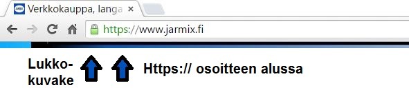Jarmix.fi suojattu yhteys